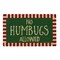 Contemporary Home Living 30" Durable and Non-Slip Christmas Doormat with "No Humbugs Allowed" Design